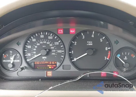 1998 BMW Z3 2.8 z USA, uszkodzony, nr VIN 4USCJ3334WLC15189